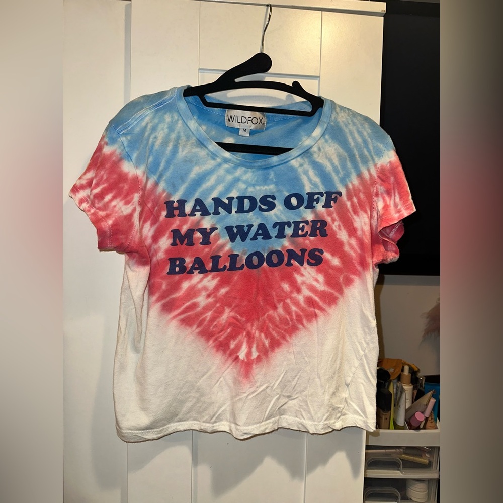 Wildfox® Hands Off My Water Balloons Tee - Picture 7 of 8